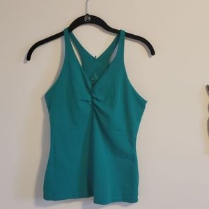 Teal prana yoga tank top